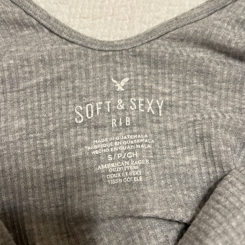 Light grey ribbed body suit - Picture 3 of 3